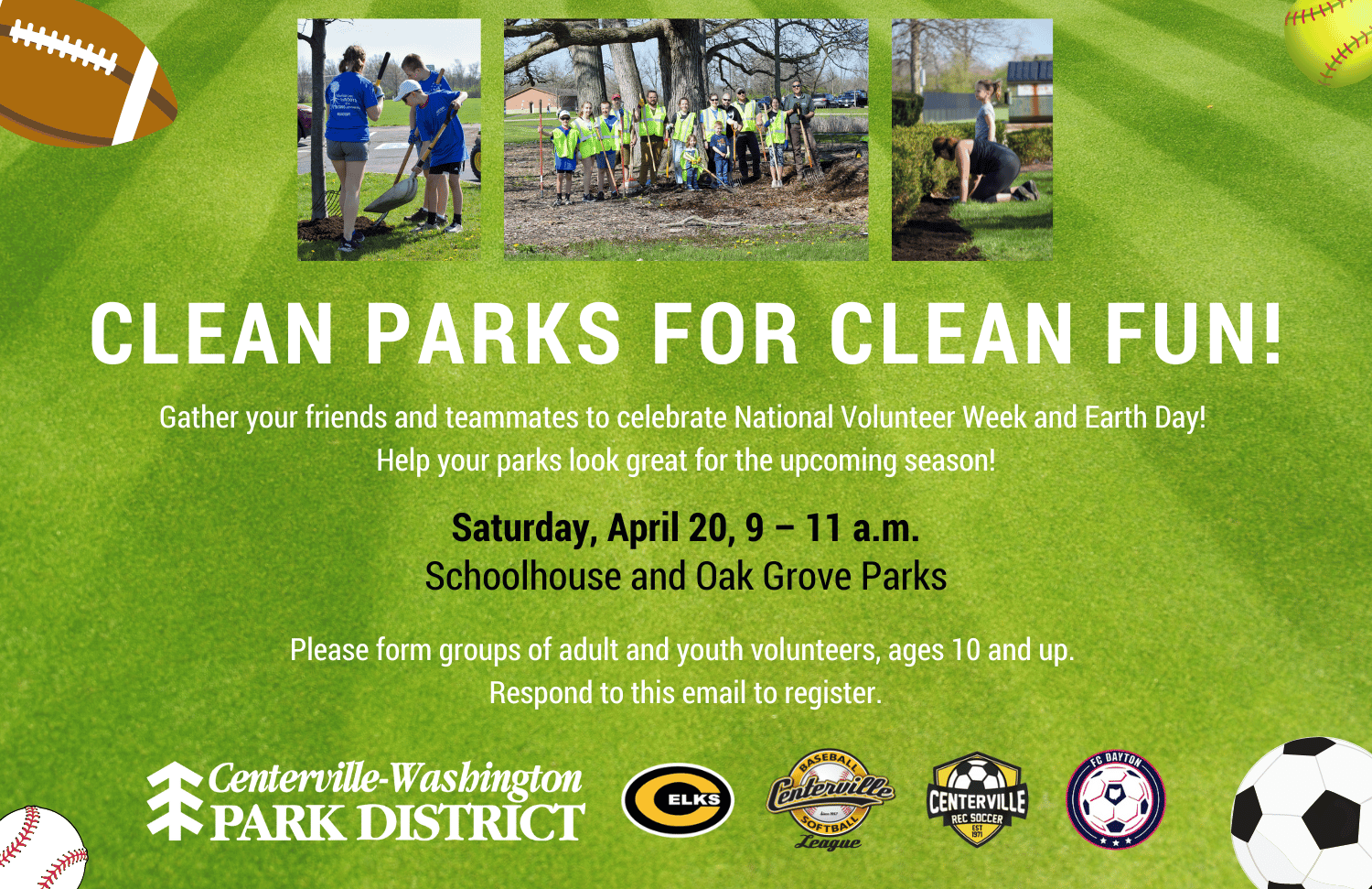 PARK CLEAN-UP DAY!